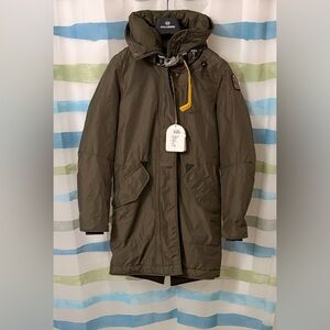 Parajumpers Tank Hooded Down Coat Masterpiece Series,Taggia Olive Size:XS-4 (R4)